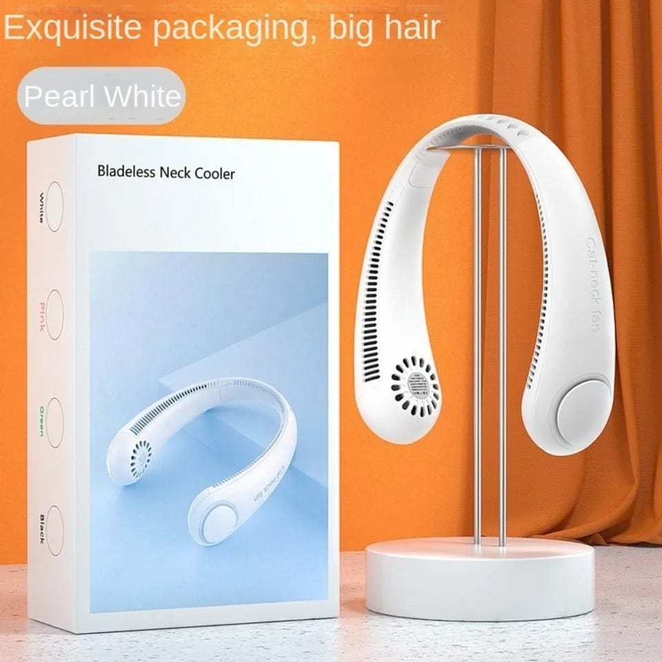 PORTABLE RECHARGEABLE NECK FUSION FAN *AIR AURA