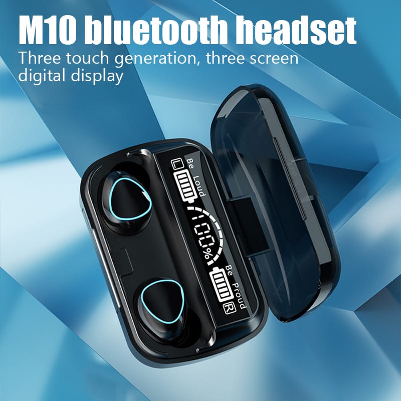 M10 BassBoost Earbuds – Powerful Stereo Sound, Wireless Freedom