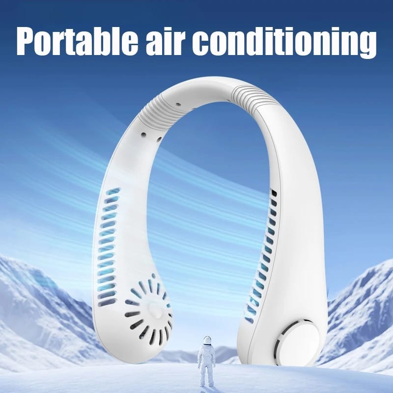 PORTABLE RECHARGEABLE NECK FUSION FAN *AIR AURA