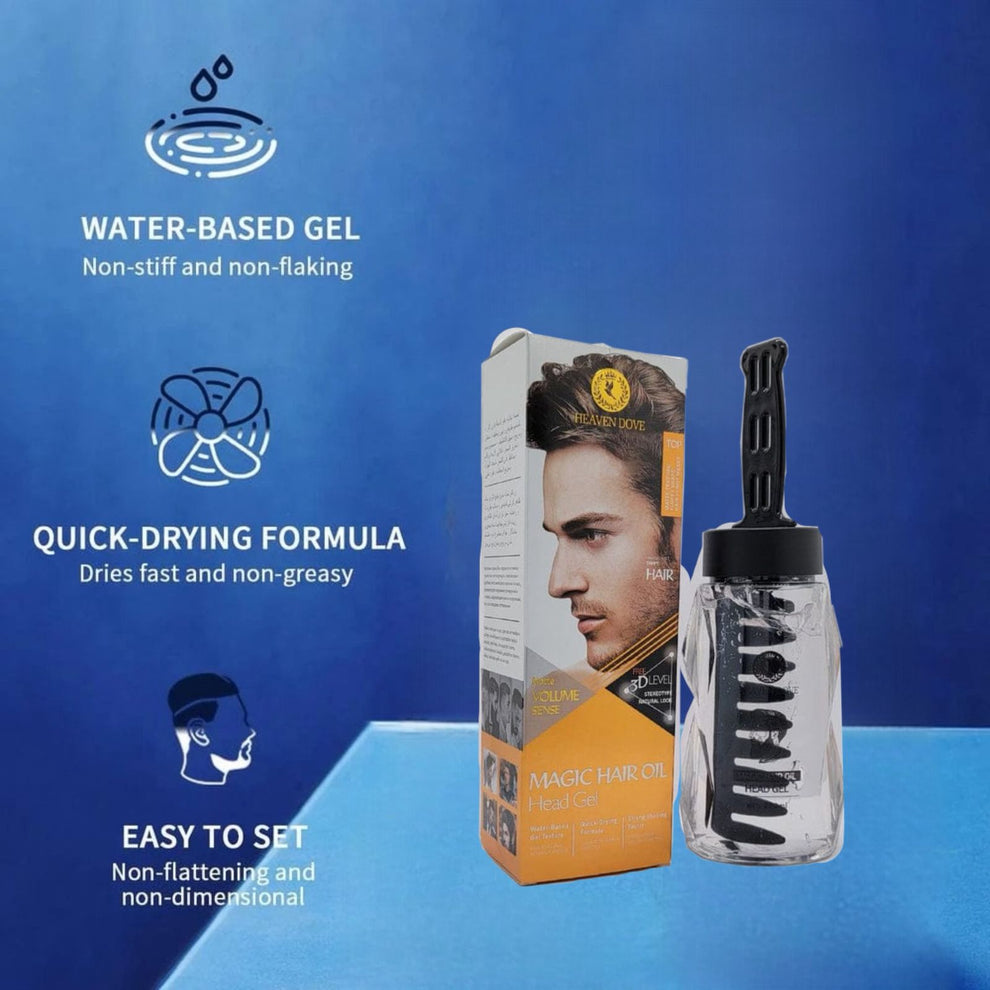 HEAVEN DOVE Styling Oil Head Gel β Strong Hold & Shine |