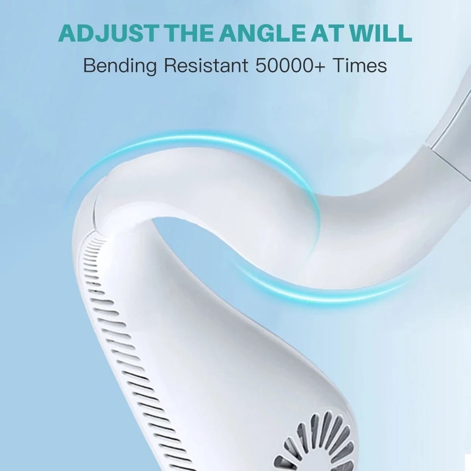 PORTABLE RECHARGEABLE NECK FUSION FAN *AIR AURA