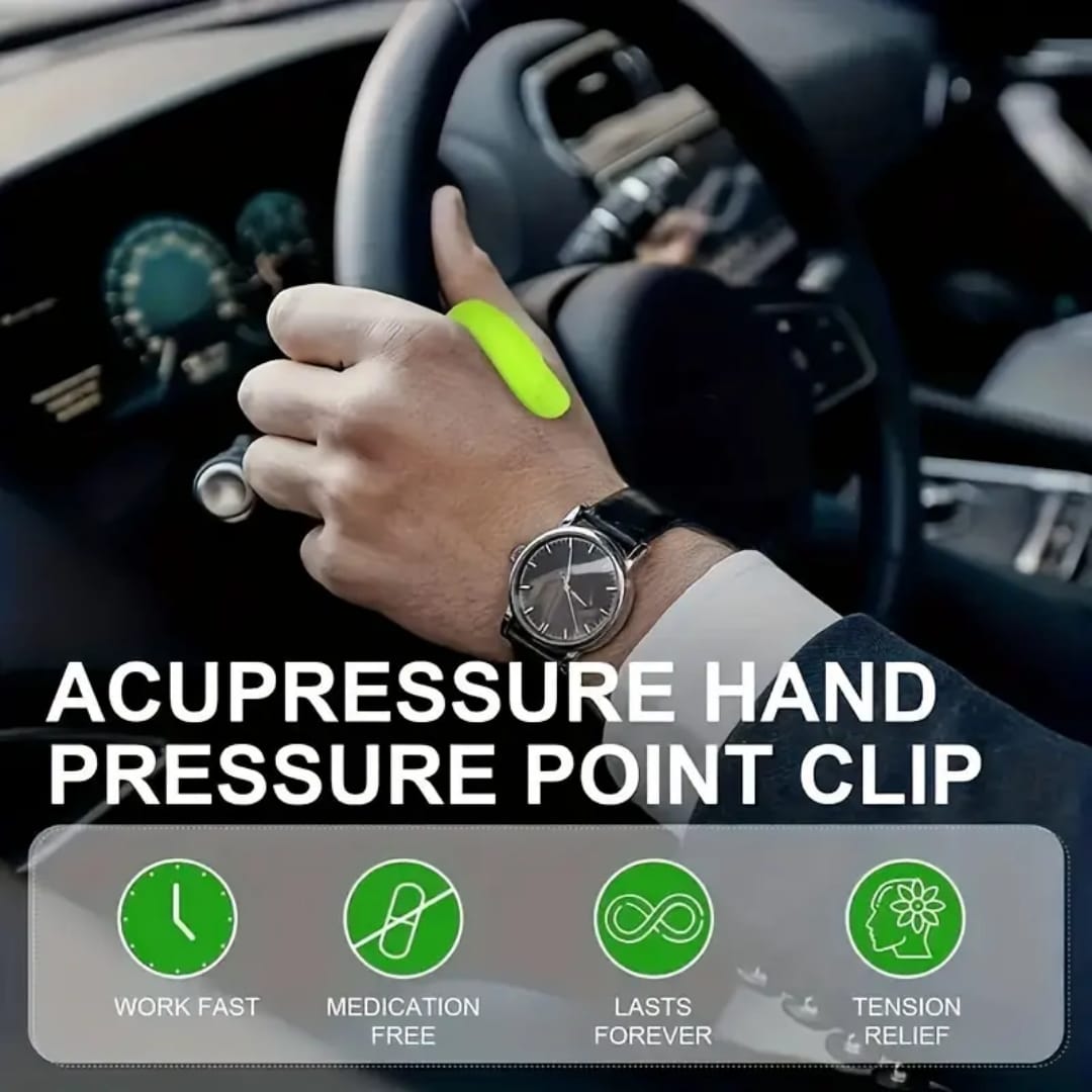 MAGNETIC ACUPRESSURE POINT CLIP FOR SUGAR CONTROL