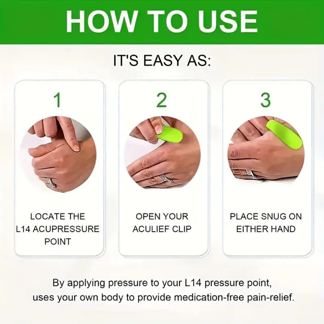 MAGNETIC ACUPRESSURE POINT CLIP FOR SUGAR CONTROL