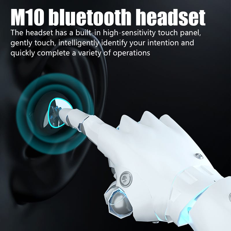 M10 BassBoost Earbuds – Powerful Stereo Sound, Wireless Freedom