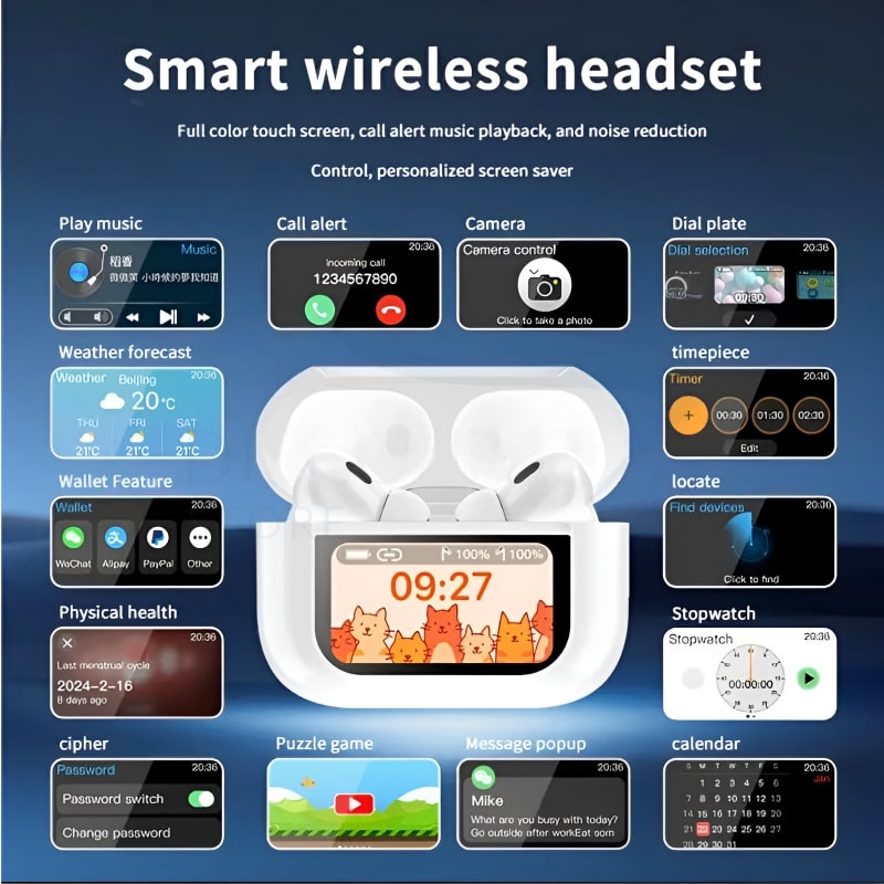 A9 Pro Earbuds – Touch the Screen, Feel the Beat