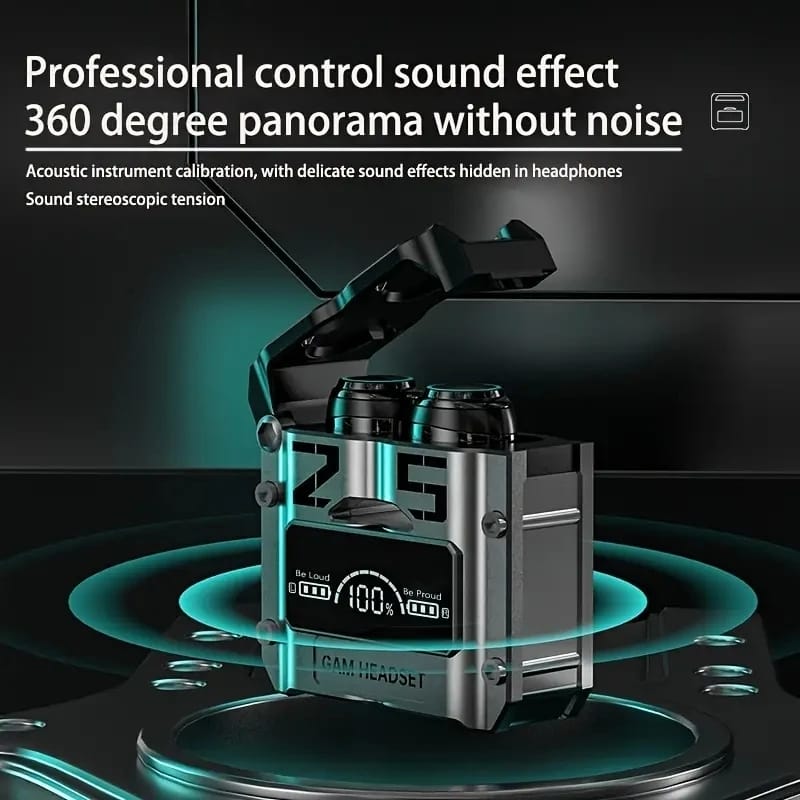 M25 Premium Noise-Cancelling Earbuds – Studio-Quality Audio, Transparency Mode