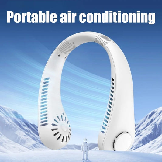 PORTABLE RECHARGEABLE NECK FUSION FAN *AIR AURA