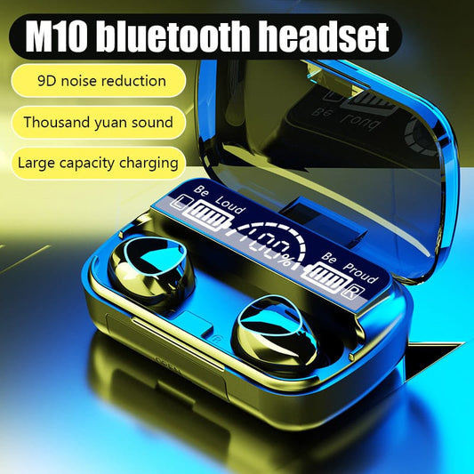M10 BassBoost Earbuds – Powerful Stereo Sound, Wireless Freedom